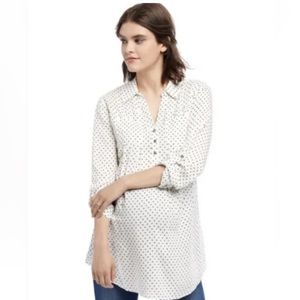 Motherhood NWT polka shirt. Size Medium (6-8)